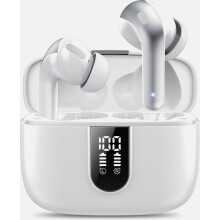 Kabellose Bluetooth-In-Ear-Kopfhörer, Bluetooth 5.3, 50 Stunden Akkulaufzeit, tiefer Bass, geräuschunterdrückende Ohrhörer mit 4 ENC-Mikrofo