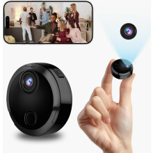 1080P WiFi Indoor Security Camera with Live View via Mobile App, Motion Detection, Night Vision, Magnetic Mount, Cloud S