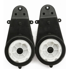 12V 23000 RPM Electric Motor Gearbox Replacement Part for Kids Ride On Cars, Durable Metal Housing