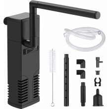 Filtro interno para aquário de 4 W, bomba de 300 L/H, circulação de água silenciosa para aquários pequenos.