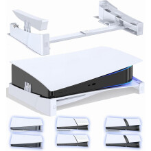 Horizontal Stand for PS5, PS5 Slim and PS5 Pro Console, Stable Base with Screw, Console Holder for Horizontal Placement,