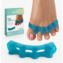 Separatori e distanziatori per dita dei piedi in silicone per donne e uomini, distanziatori in gel per le dita dei piedi per la pratica dell