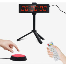 Minuteur de gym avec support, compte à rebours avec bouton marche/arrêt, minuteur d'entraînement par intervalles, chronomètre numérique avec