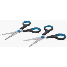 Ciseaux de précision en acier inoxydable à poignée souple, 140 mm, lot de 2, pour une coupe précise, durables et confortables