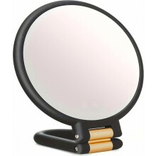 Miroir de maquillage portable grossissant 30x, double face 1x/30x, poignée rotative à 360, idéal pour les voyages, sans piles