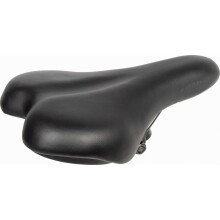 Selle noire pour vélo, 228 x 150 mm, selle de remplacement durable et confortable, design élégant et discret.
