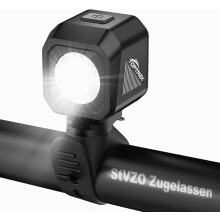 Éclairage avant de vélo rechargeable USB-C, autonomie de 5 à 8 heures, certifié StVZO, étanche IPX5, pour vélos de route, vélos électriques