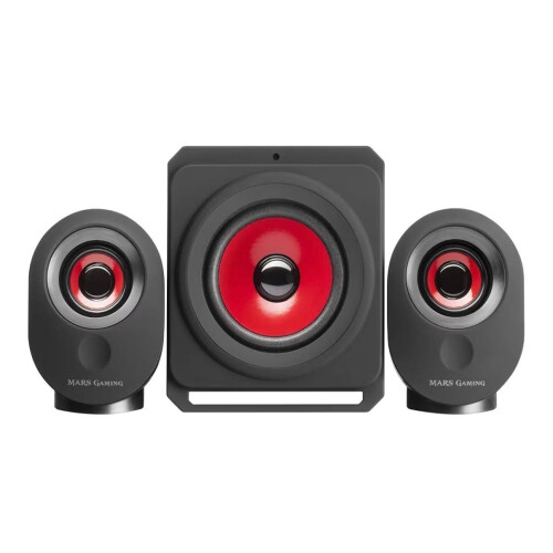 Mars Gaming MSX, 5 Multimedia Modes, 35W PC Speakers, 2.1 Subwoofer - Black