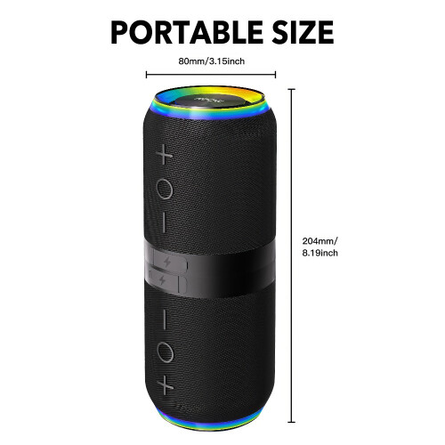 Mpow MPOW 2 in 1 Magnetic Split Wireless Bluetooth Portable Speaker TWS Stereo RGB 2