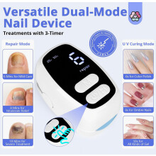 Appareil laser amélioré pour le traitement des mycoses des ongles : nettoyage et soin, thérapie laser à froid intensive et rapide, recharge