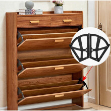 Ensemble de 4 charnières pivotantes pour meubles, accessoires de charnières pivotantes pour meubles de cuisine et de salon