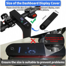 Coque de protection pour tableau de bord de trottinette Xiaomi M365, 1S, Essential, Pro, Pro 2, pièce de rechange, protection durable A