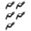 5X USB Type C USB 3.1 Chargeur de Câble Rétractable Charge Type-C Câble USB-C Noir 1