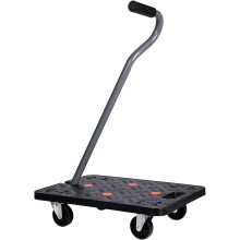 200kg Wheeled Platform Dolly With Handle Furniture Transport Roller Trolley