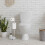 Toilettengarnitur mit Papierhalter 1