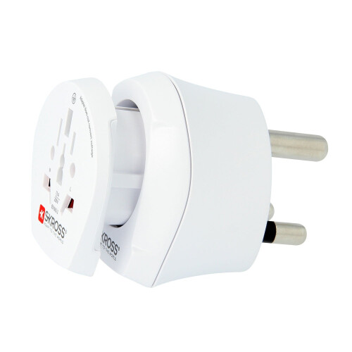 Reiseadapter Combo World nach Südafrika + Europe Grounded 1
