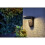 Tyla Wandleuchte Solarzelle IR-Sensor Ultra Efficient LED 255lm IP44 Anthrazit 6