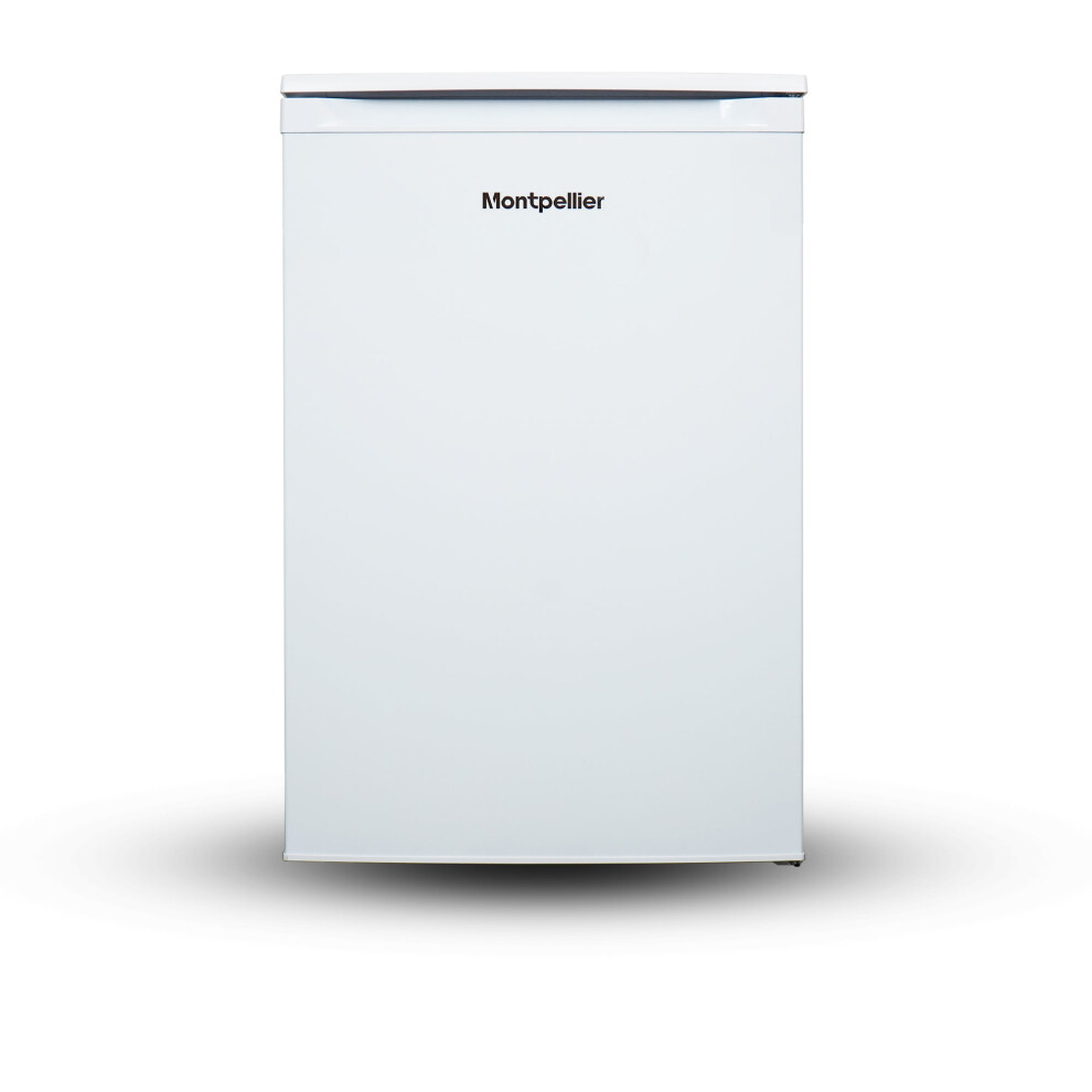 Montpellier Mdaucib54w - White Undercounter Fridge With Icebox - 115L - E Energy