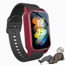 Reloj inteligente para personas mayores con detección de caídas, GPS, botón de emergencia SOS, monitor de demencia, llamadas de voz HD,