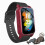 Fall Detection Smart Watch For Elderly With GPS, SOS Emergency Button, Dementia Tracker, HD Voice Call, Red 1