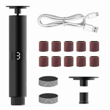 11000RPM Callus Remover Electric Foot File, 3 Speeds Rechargeable Pedicure Grinder for Dead Skin & Hard Heels