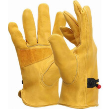 Welder Gloves Work Gloves Heat Resistant Thorn Resistant Thorn Gardening Four Burners Accessories Gauntletsxl 1pair