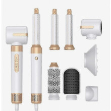 7 in 1 Multifunctional Styler Curler Automatic Curling Hair Dryer 1400W Powerful Hair Straightener Set US Plug YTQ