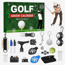 Golfs kerstkalender, draagbare golfgereedschapsets, cadeautjes ruilen voor de feestdagen