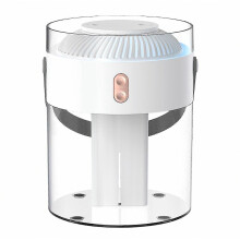 Humidificador de doble pulverización con luces de colores, atomizador de aromaterapia de gran capacidad, dos unidades.