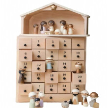 2026 De Redder Kerststal Adventsset, Houten Adventskalender met 25 Lades