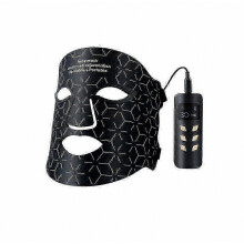 Mascarilla facial y cervical LED de silicona | 480 LEDs | Antiarrugas | 4 modos de luz | Estimula la producción de colágeno | Recargabl