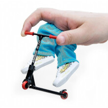 Mini Alloy Finger Scooter Set Sormihousut Kengät Hauska Työpöytä Lelu Lapsille ja Aikuisille Stressin Lievitykseen