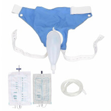 Bolsa de orina portátil con catéter urinario de 1000 ml y 2000 ml para hombres, ancianos, pacientes con incontinencia urinaria y pacien
