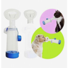 Inhaler Spacer with 2 Masks for Pets Cat and Small Dog Inhaler Spacer for ,with Round Shape Silicon Tw