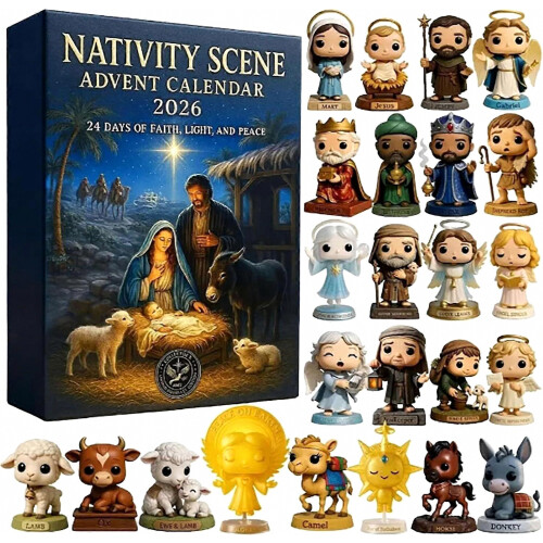 Κουτί τυφλών για το ημερολόγιο Advent 2026, σετ χριστουγεννιάτικων στολιδιών αν