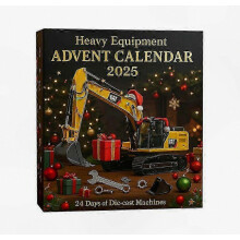 Adventskalender 2026 met bouwprojecten: 24 dagen vol mini-bouwvoertuigen voor de kerst!