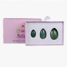 Yoni Eggs Jade Stone Egg To Train Pc Muscles For Women,Green Yt 3Pcs/Set-bgj