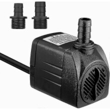 25w 1500l/h Submersible Water Pump With 5ft Power Cord And 2 Nozzles Yalo-lh1