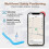 Fall Detection Smart Watch For Elderly With GPS, SOS Emergency Button, Dementia Tracker, HD Voice Call, Red 3
