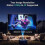 Mini Projector, Rechargeable Portable Outdoor Smart Projector with 4K Support 4
