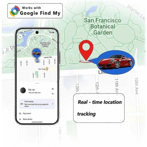 GPS Tracker Android με μαγνητικό εντοπιστή αυτοκινήτου, αδιάβροχο IP67, μπαταρία 365 ημ 1