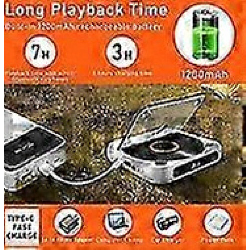 Για φορητό CD player με ηχεία Bluetooth, στερεοφωνικό player με δυνατότητα τοποθέτησης 1