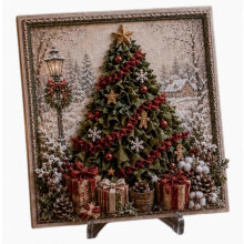 (Tree) DIY 3D Punch Needle Stickset Weihnachtsstoff Heimdekoration