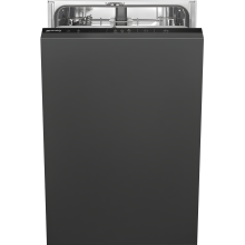 Smeg DI4522D - Black Fully Integrated Slimline Dishwasher - 9 Place Settings - D Energy