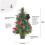 2.6ft Premier Fibre Optic Snow Tip Pre - Lit Artificial Christmas Tree 1