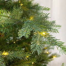 6ft Everlands Pre-Lit Grandis Fir Artificial Christmas Tree