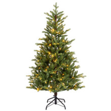 6ft Everlands Pre-Lit Allison Pine Artificial Christmas Tree