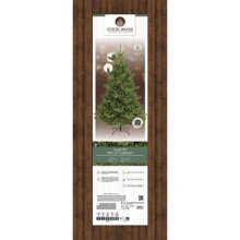 7ft Everlands Pre-Lit Alba Fir Artificial Christmas Tree