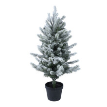 2ft Everlands Mini Snowy Allison Pine Artificial Christmas Tree