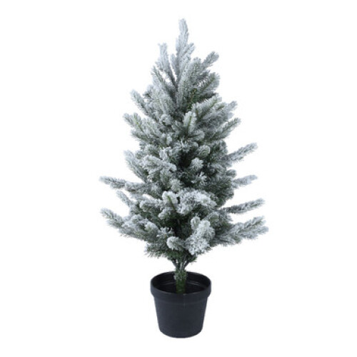 2ft Everlands Mini Snowy Allison Pine Artificial Christmas Tree